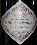 Cotes du Rhone Villages Fut Ventajol 